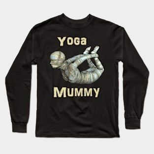 Yoga Mummy Bow Pose Long Sleeve T-Shirt